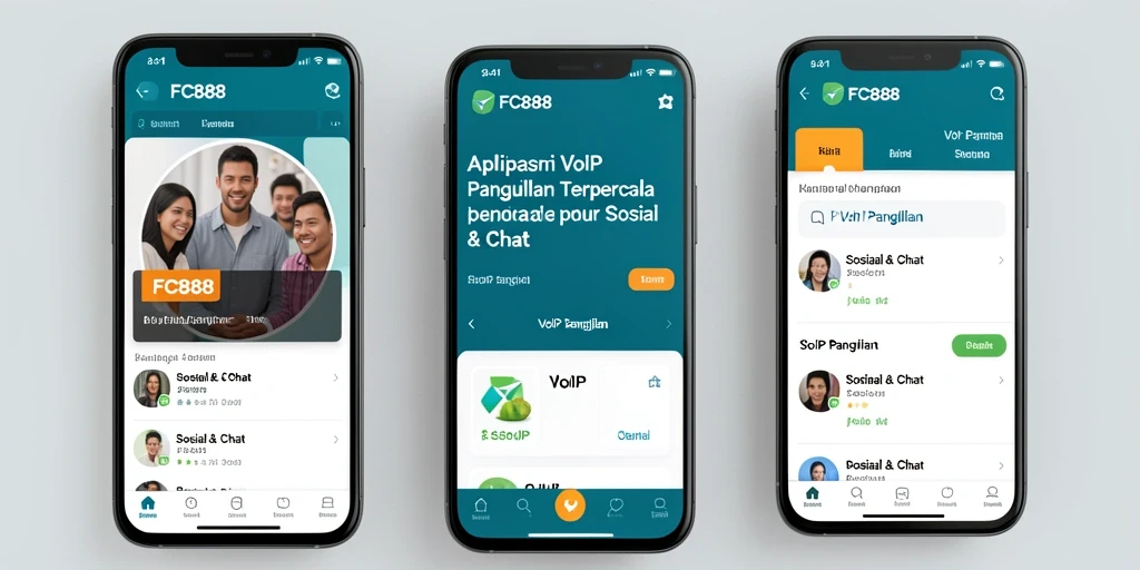 Tampilan antarmuka FC888 yang sederhana dan intuitif.