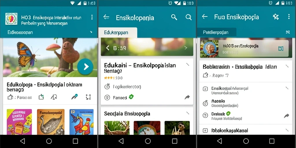 Antarmuka aplikasi HO3 yang user-friendly dan informatif.