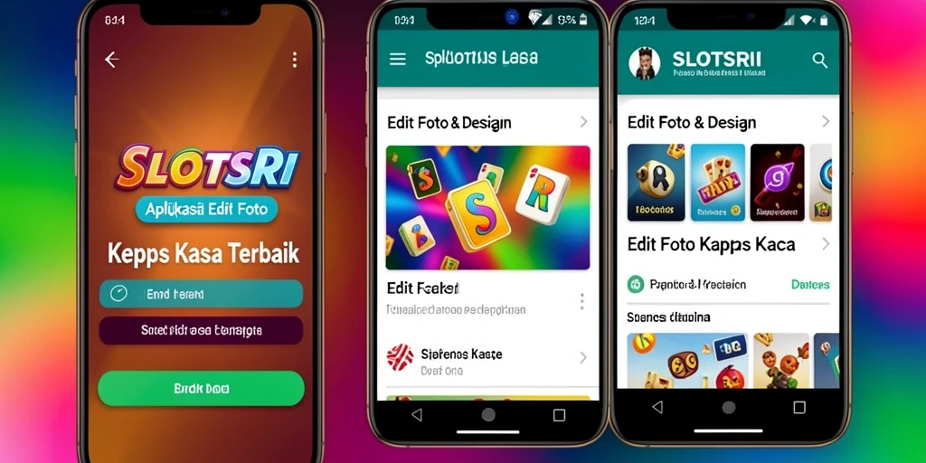 Tampilan antarmuka SLOTSRI yang intuitif untuk edit foto kertas kaca.