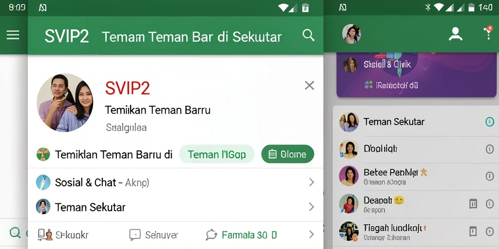 Antarmuka SVIP2 yang menarik dan mudah digunakan.